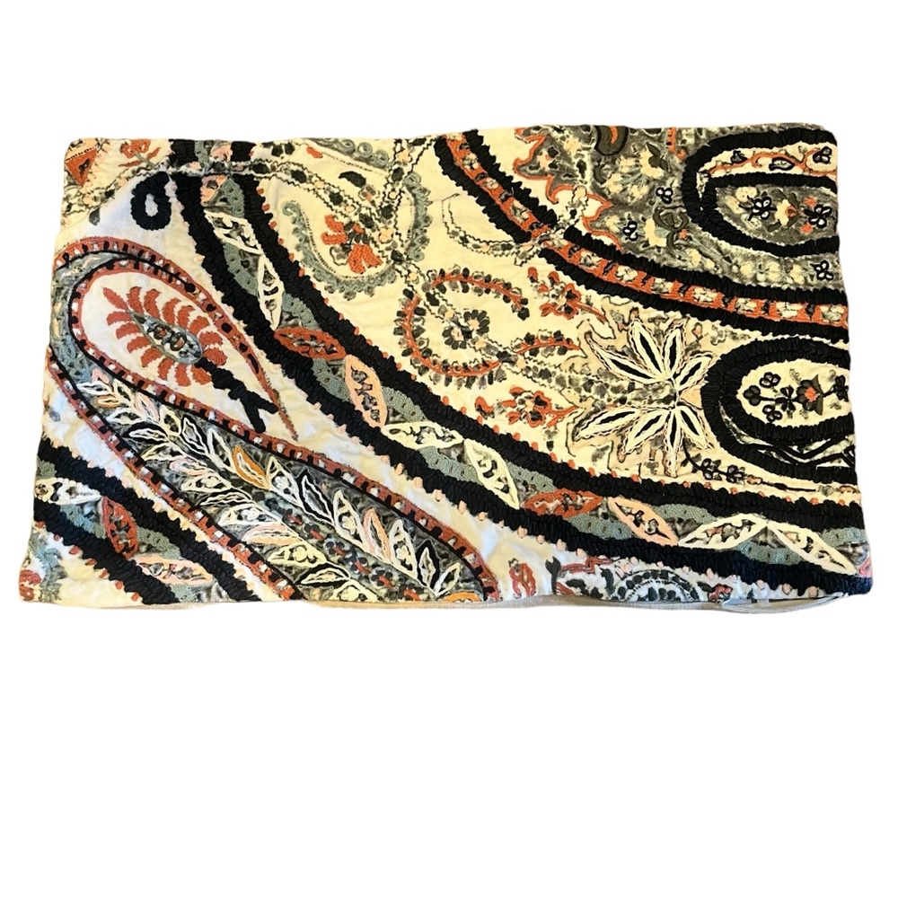 Pottery Barn Pillow Cover Riya Paisley Lumbar